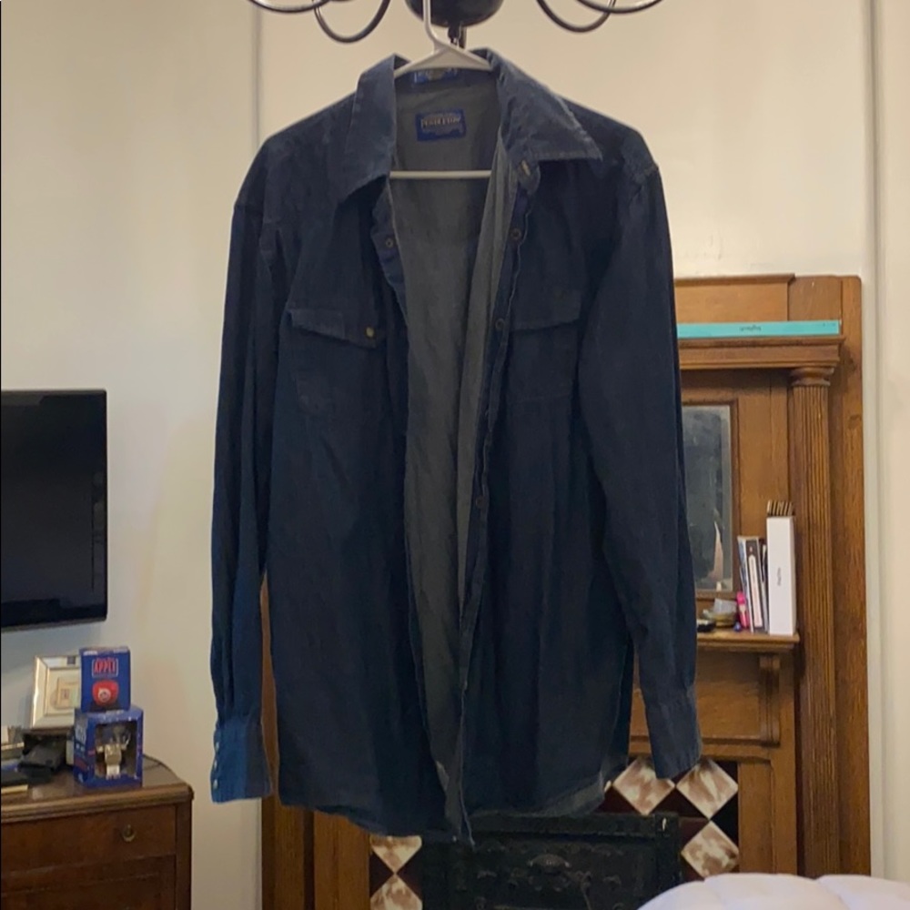 Pendleton Hitch Denim Snap Button Down - image 1